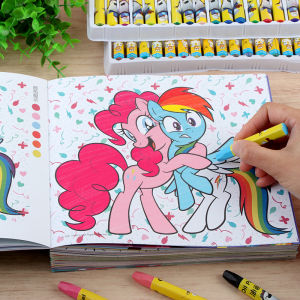 My Little Pony Painting Book Kindergarten Enlightenment Digital Coloring Painting Book Crayon Picture Drawing Book Childrens Simple Strokes