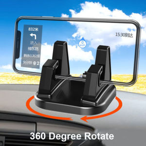 [🇵🇭 24h Delivery] Dollyy 360 rotation 360 Degree Rotate Car Cell Phone Holder Dashboard Car Mobile Mount Magnetic Support for Car Automatic