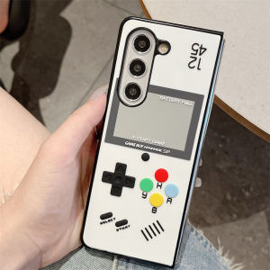 เคสโทรศัพท์คอนโซลเกมการ์ตูนสำหรับ Samsung Galaxy Z พับ6พลิก6 Flip5 5กรัมเคสคลุมทั้งหมดเคสป้องกันกันกระแทกสำหรับ Samsung Galaxy Z Flip6 Fold6 Flip5 Casing PC
