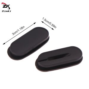 (ZYDD01) 2PCS Bicycle Derailleur Plug Carbon Frame Brake Cable Stop Rubber Di2 Cable Plug Oval Hole Rubber Stopper