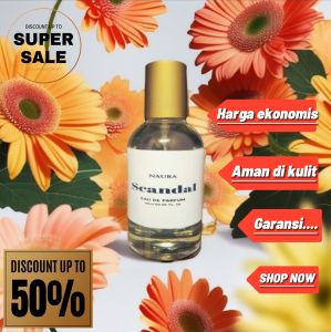 PARFUM WANGI LILABO | PARFUM SCANDAL 50ml | PARFUM PRIA WANITA WANGI AWET TAHAN LAMA