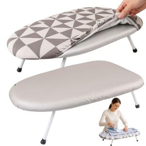 Portable Sleeve Ironing Board / Compact Foldable Design / Sturdy Steel Plastic Frame / Small Garment Ironing Accessory