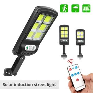 Solar Street Light Waterproof Lampu Outdoor 3 Modes Lighting Remote Control