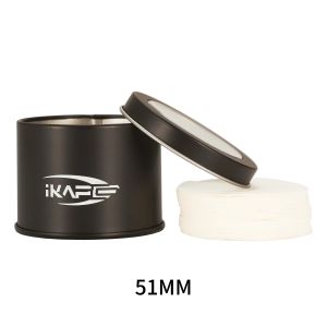 IKAPE | IKAPE 200 Chiếc Cà Phê Puck Màn Hình Lọc Đa Năng 51/54/58 Mm Phù Hợp Với Portafilter Giỏ Có Hộp Đựng Kim Loại Phụ Kiện Cà Phê