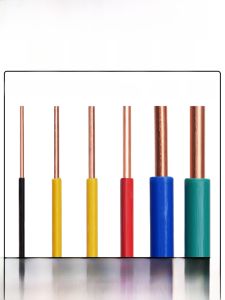 Single Core Hard Copper Wire  0.3 0.5 0.75 Square Stranded Wire for Electronic Components And Circuits from Guangdong China