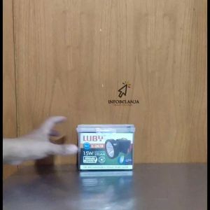 Luby Senter Kepala LED 15 Watt L-2878 Cahaya Putih Waterproof Rechargeable 4000mAh