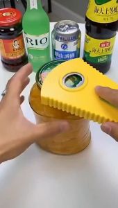 Multifunction Can Openers Household Bottle Opener Twist Opening Kitchen Tools Yellow Universal can opener bottle opener jar opener Beer opener Kitchen Bottle opener can opener Drinks Beverage opener Kitchen Opening Tools