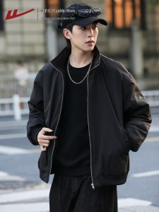 Warrior | Autumn New Winter Casual Loose Stand Collar Thickened American Style Flight Jacket