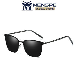 MENSPE Fashion Men Sunglasses UV400 Polarized Sunglasses Night Vision Sunglasses Retro Square Sunglasses Eyewear Ultra Light Elastic Leg Anti Glare Glasses Outdoor Sports Driving Sunglasses
