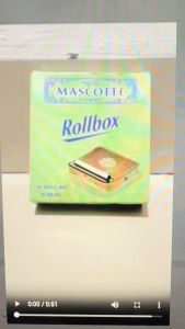 Mascotte Rollbox 70mm Alat Linting Manual Untuk Kretek Filter Standard 8mm Bahan Metal Tebal