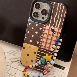 Splicing color spots horse patterns leather stickers soft case for iPhone 11 12 13 14 15 16 17 Pro Max Plus Air casing for iPhone17 case cover