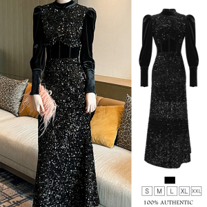 ZYHT Eravogue Womens Dresses Black Dresses Sequin Dresses Fishtail Dresses Elegant Dresses Graduation Dresses Party Dresses Work Dresses Birthday Party Dresses 15244