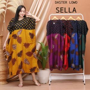 Daster lowo cantik/ Daster lowo motif baru/ Daster sella Rayon grade A