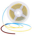 5V COB LED Strip Light 3mm PCB เทปยืดหยุ่นบางเฉียบ 320 LEDs/M RA90 หรี่แสงได้ LED ริบบิ้นอุ่นสีขาวธรรมชาติ Linear Lighting. 