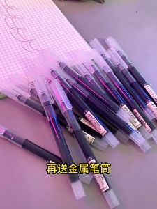 Bút Gel Rollerball dạng lỏng Văn phòng phẩm dung lượng lớn Bút bi khô nhanh 05mm Đen / Đỏ / xanh Mực