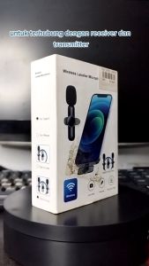 NO LIMIT TaffSTUDIO 2 Mic Clip On Wireless Jarak Jauh Buat Imam Microphone 2.4GHz USB Type C G10