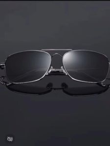 Seeouo Kacamata Hitam Anti Silau Matahari Bentuk Aviator Fashion Style Pria dan Wanita Metal Polarized Anti UV Protection 8650