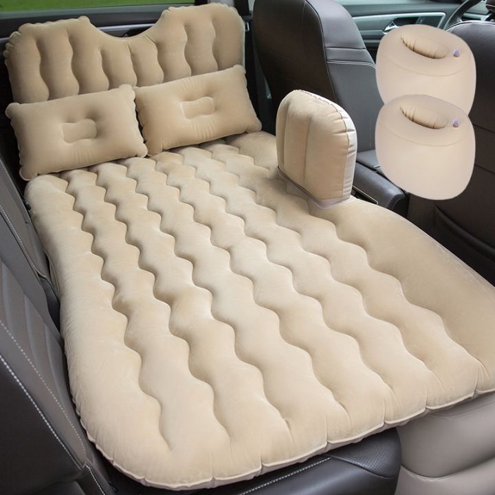 Car Bed Inflatable Sofa Foldable SUV Car Air Mattress Outdoor Sleeping Mat (W/Air Pump) Lazada PH