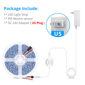 PIR Motion Sensor LED Chasing Light Strip WS2811 Pixels Addressable Tape For Room Path Corridor Aisle Ceiling Decor Night Lamps