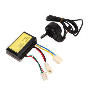 12V 250W 2Pcs Set DC Motor Speed Controller and Thumb Throttle Motorcycle Scooter Tricycle Speed Controller Kit