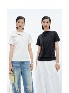 Lycocell Cotton Solid Color Short Sleeve T-Shirt