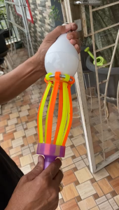 TONGKAT STICK PENGGANTI LAMPU 2 METER / STIK LAMPU / GALAH LAMPU BAHAN ALUMUNIUM