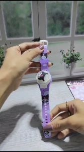 Ahoky - Jam Tangan LED LIGHT Spinner Super Hero Sanrio Kuromi Melody