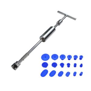 Suction Tab+T-bar Car Dent Puller Repair Tool Dent Lifter Removal