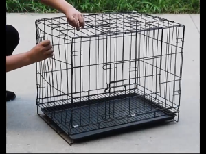 Uncle cat กรงหมาพับได้ กรงสุนัข กรงแมว กรงสัตว์เลี้ยงพับได้ กรงกระต่าย กรงสุนัขพับได้ 3 SIZE แข็งแรงทนทาน เคลือบสีกันสนิม Dog Cage