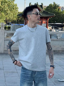 Cool Premium Slim Fit American Street Smart Versatile T-Shirt Short Sleeve
