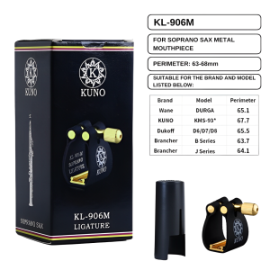 KUNO Saxophone Ligature Ideal for Metal Mouthpiece KL906S-909M Durable Affordable Mouthpiece Ligature Saxophone Accessory