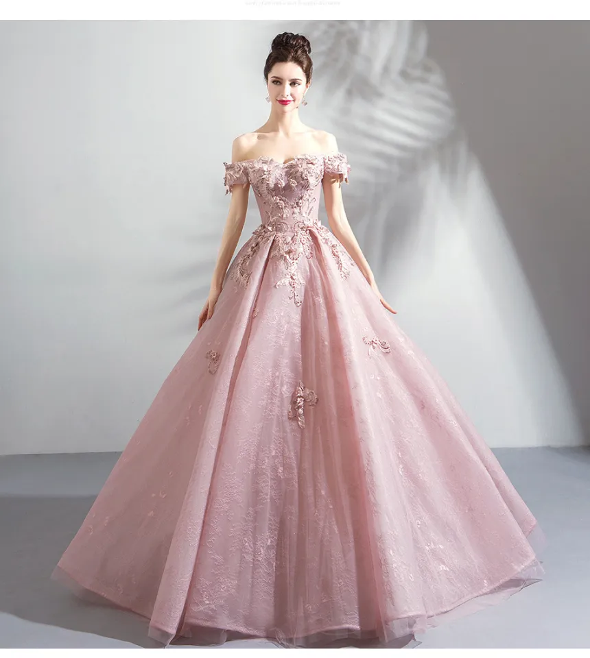 18th birthday dress pink Sweet Pink Ball Gown Spaghetti Strap Formal Dress 18th Birthday Dress   EvaFashionDress