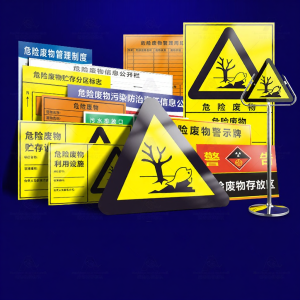 RUIKELAIXIANG | New Standard Hazardous Waste Labels Toxic & Flammable Warning