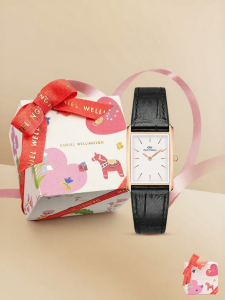Daniel Wellington | Trendy Lightweight Luxury Uncommon Square Womens Watch Leather Strap