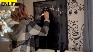 LED Neon Light Writing Board with Stand: Drawing Board & LED Lighting Menu Board for Cafe Shop Wedding