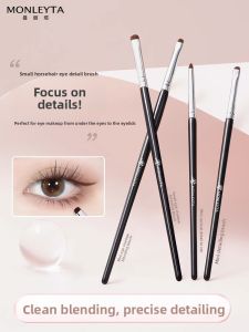 MONLEYTA | Portable Detail Brush Set Fine Eyeshadow Concealer Makeup Brushes Portable Eye Makeup Tools For Precision Application
