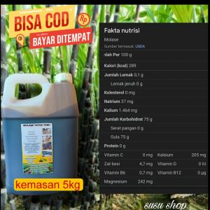 Molase tetes tebu vitamin nya hewan ternak bisa gemuk vitamin yang ideal dan bagus kemasan 5 kg