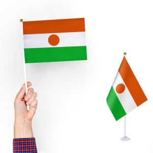 Niger Hand Signal Flag Small Flag Cheer Flag Sports Games Cheer Flag Flags of All Countries in the World