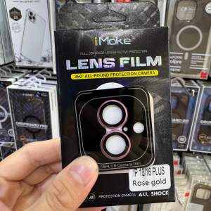 iMoke Metal Camera Lens Protector Glass for IPHONE 16 Series / 15 Series / 14 Series / 13 Series / 12 Series