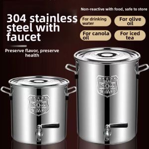 Thùng Nước Trà Bằng Inox Có Vòi