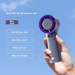 NEWSTYLE | Quạt Cầm Tay Di Động Có Thể Sạc Lại 4000mAh Với Màn Hình Kỹ Thuật Số 100 Tốc Độ Điều Chỉnh Được Dùng Cho Cắm Trại Ngoài Trời Đi Biển Nghỉ Dưỡng
