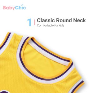 Baju Singlet Jersey Budak Lelaki Perempuan Toddler Kids Sleeveless Sports Apparel Set 1 - 7 Years