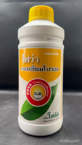 โซตัส โฟว่า แคลเซียมโบรอน ขนาด 1 ลิตร สูตรเข้มข้น เพิ่มผสมเกสร ติดผลดก ขั้วเหนียว ลดการหลุดร่วง ขยายขนาด เนื้อแน่น สีสวย รสชาติดี ใช้ในพืชทุกชนิด