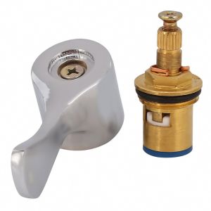 1/4 Sink Basin Use Turn Tap Reviver Faucet Handle Replacement Lever Heads Conversion Kit For Kitchen Accessories