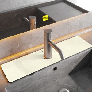 Water Absorbent Mat Silicon Dendroid Splash Proof Bathroom Kitchen Sink Washing Stand Drainage Faucet Specialized Mat
