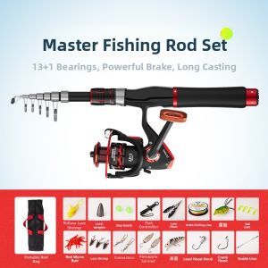 HEIZHU | Mini Telescopic Fishing Rod Portable Sea Tackle