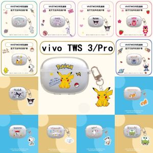 Ốp Tai Nghe Vivo TWS 3 Ốp Mềm Silicon Trong Suốt Thích Hợp Dùng Cho Iqoo Ốp Ngoài Thế Hệ 2 Chống Rơi Phiên Bản Truyền Kỳ Iqootws1 Ốp Bảo Vệ Tai Nghe Bluetooth Vivotws3pro Mẫu Mới Hoạt Hình Đáng Yêu 2E