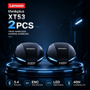 Lenovo | Lenovo XT53 Wireless Bluetooth 5.3 Earphones Gaming Low Latency Dual Mode Music Earbuds Sports In-Ear Headset With Mic New Gifts