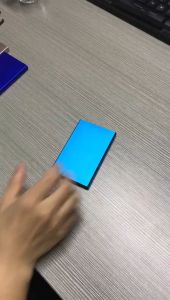 กล่องใส่บัตรเครดิต บัตรประชาชน ใส่ได้5ใบ เป็นอลูมิเนียม ไม่ทำให้สนามแม่เหล็กของบัตรเสียหาย 11สี.สดใส กระทัดรัด ..สินค้าในไทย ส่งทุกวัน.