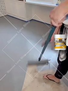 XIGUANJIA สีอีพ๊อกซี่ สีทาพื้นปูน อัพเกรดใหม่3in1 ทนต่อการสึกหรอกันน้ำ กันลื่น ทนทาน ทําความสะอาดง่าย